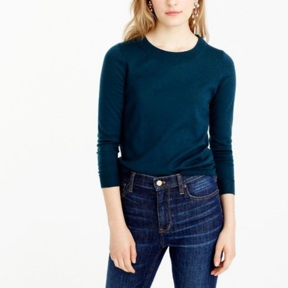J. Crew teal sweater - Picture 10 of 10